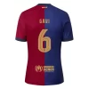 FC Barcelona Fotbollströja 2024-25 Hemma tröja med eget namn Paez Gavi 6