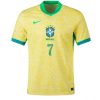 Fotbollströja Herr Brasilien Hemmaställ Copa América 2024 Vinicius Junior 7-1