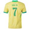 Fotbollströja Herr Brasilien Hemmaställ Copa América 2024 Vinicius Junior 7