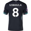 Liverpool Bortatröja 2024/25 Fotbollströjor Kortärmad Matchställ Dominik Szoboszlai 8