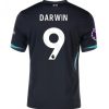 Liverpool Bortatröja 2024/25 svart Fotbollströjor För män Darwin Nunez 9