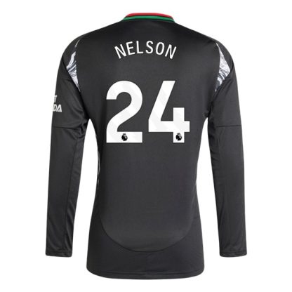 Köpa Arsenal Bortatröja 2024/25 Reiss Nelson 24 Långärmad
