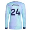 Köpa Arsenal Tredjetröja 2024/25 Reiss Nelson 24 Långärmad