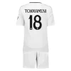 Barn Fotbollströjor Real Madrid Hemmatröja 2024/25 Aurelien Tchouameni 18