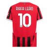 Köpa AC Milan Hemmatröja 2024/25 Rafa Leão 10 Kortärmad