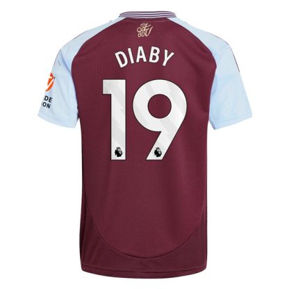 Köpa Aston Villa Hemmatröja 2024/25 Diaby 19 Kortärmad