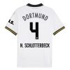 Köpa BVB Borussia Dortmund Tredjetröja 2024/25 Nico Schlotterbeck 4 Kortärmad