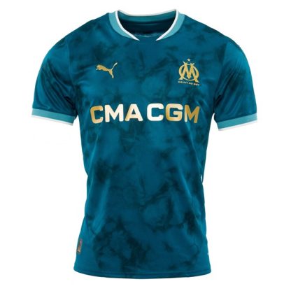 Billiga Olympique de Marseille Bortatröja 2024/25 Mason Greenwood 10 Kortärmad-1