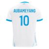Billiga Olympique de Marseille Hemmatröja 2024/25 Pierre-Emerick Aubameyang 10 Kortärmad