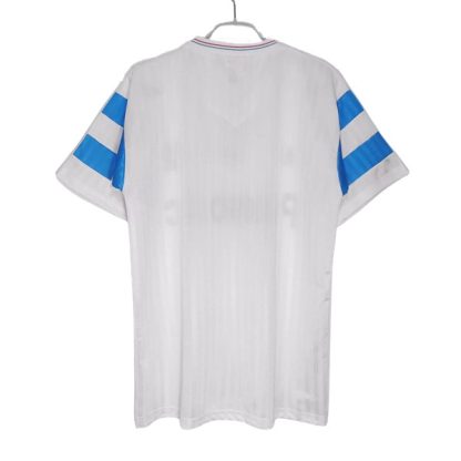 Billiga Olympique de Marseille Hemmatröja Retro 1989-1990 Kortärmad-1