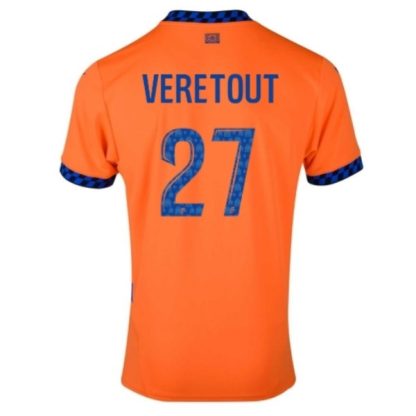Billiga Olympique de Marseille Tredjetröja 2024/25 Jordan Veretout 27 Kortärmad