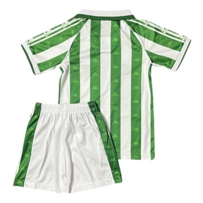 Köpa Barn Real Betis Balompié Hemmatröja Retro 1995-1997 Kortärmad (+ Korta byxor)-1