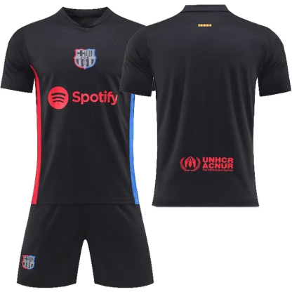 Köpa Billiga Barn FC Barcelona Bortatröja 2024/25 Kortärmad (+ Korta byxor)