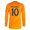 Köpa Real Madrid Bortatröja 2024/25 Luka Modric 10 Långärmad