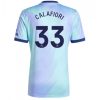 Köpa Billiga Arsenal Tredjetröja 2024/25 Riccardo Calafiori 33 Kortärmad