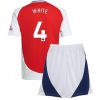 Köpa Billiga Barn Arsenal Hemmatröja 2024/25 Ben White 4 Kortärmad (+ Korta byxor)