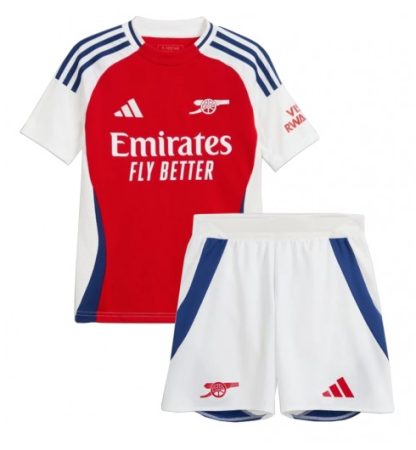 Köpa Billiga Barn Arsenal Hemmatröja 2024/25 Gabriel Magalhaes 6 Kortärmad (+ Korta byxor)-1
