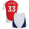 Köpa Billiga Barn Arsenal Hemmatröja 2024/25 Riccardo Calafiori 33 Kortärmad (+ Korta byxor)
