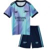 Köpa Billiga Barn Arsenal Tredjetröja 2024/25 Leandro Trossard 19 Kortärmad (+ Korta byxor)-1