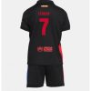 Köpa Billiga Barn FC Barcelona Bortatröja 2024/25 Ferran Torres 7 Kortärmad (+ Korta byxor)