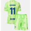 Köpa Billiga Barn FC Barcelona Tredjetröja 2024/25 Raphinha Belloli 11 Kortärmad (+ Korta byxor)