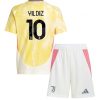 Köpa Billiga Barn Juventus Bortatröja 2024/25 Kenan Yildiz 10 Kortärmad (+ Korta byxor)