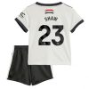Köpa Billiga Barn Manchester United Tredjetröja 2024/25 Luke Shaw 23 Kortärmad (+ Korta byxor)