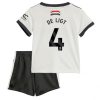 Köpa Billiga Barn Manchester United Tredjetröja 2024/25 Matthijs de Ligt 4 Kortärmad (+ Korta byxor)