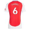 Köpa Billiga Dam Arsenal Hemmatröja 2024/25 Gabriel Magalhaes 6 Kortärmad