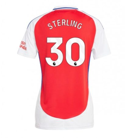 Köpa Billiga Dam Arsenal Hemmatröja 2024/25 Raheem Sterling 30 Kortärmad