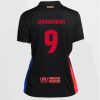 Köpa Billiga Dam FC Barcelona Bortatröja 2024/25 Robert Lewandowski 9 Kortärmad
