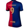 Köpa Billiga Dam FC Barcelona Hemmatröja 2024/25 Robert Lewandowski 9 Kortärmad