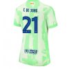 Köpa Billiga Dam FC Barcelona Tredjetröja 2024/25 Frenkie de Jong 21 Kortärmad