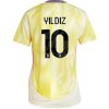 Köpa Billiga Dam Juventus Bortatröja 2024/25 Kenan Yildiz 10 Kortärmad