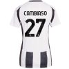 Köpa Billiga Dam Juventus Hemmatröja 2024/25 Andrea Cambiaso 27 Kortärmad