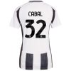 Köpa Billiga Dam Juventus Hemmatröja 2024/25 Juan Cabal 32 Kortärmad