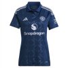 Köpa Billiga Dam Manchester United Bortatröja 2024/25 Manuel Ugarte 25 Kortärmad-1