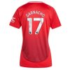 Köpa Billiga Dam Manchester United Hemmatröja 2024/25 Alejandro Garnacho 17 Kortärmad