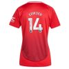 Köpa Billiga Dam Manchester United Hemmatröja 2024/25 Christian Eriksen 14 Kortärmad