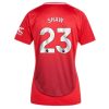 Köpa Billiga Dam Manchester United Hemmatröja 2024/25 Luke Shaw 23 Kortärmad