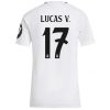 Köpa Billiga Dam Real Madrid Hemmatröja 2024/25 Lucas Vazquez #17 Kortärmad