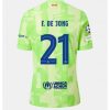 Köpa Billiga FC Barcelona Tredjetröja 2024/25 Frenkie de Jong 21 Kortärmad