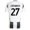 Köpa Billiga Juventus Hemmatröja 2024/25 Andrea Cambiaso 27 Kortärmad