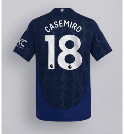 Köpa Billiga Manchester United Bortatröja 2024/25 Casemiro 18 Kortärmad