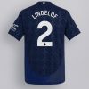 Köpa Billiga Manchester United Bortatröja 2024/25 Victor Lindelof 2 Kortärmad