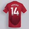 Köpa Billiga Manchester United Hemmatröja 2024/25 Christian Eriksen 14 Kortärmad