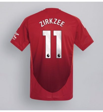 Köpa Billiga Manchester United Hemmatröja 2024/25 Joshua Zirkzee 11 Kortärmad
