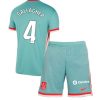 Köpa Barn Atlético Madrid Bortatröja 2024/25 Conor Gallagher 4 Kortärmad (+ Korta byxor)