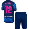 Köpa Barn Atlético Madrid Tredjetröja 2024/25 Samuel Lino 12 Kortärmad (+ Korta byxor)