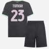 Köpa Billiga Barn AC Milan Tredjetröja 2024/25 Fikayo Tomori 23 Kortärmad (+ Korta byxor)